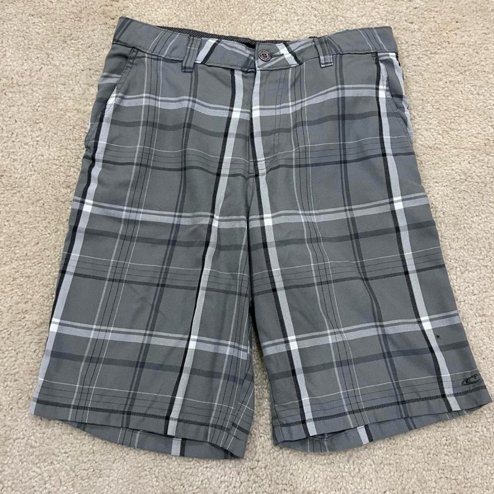 O'Neill grey plaid shorts Size 32"